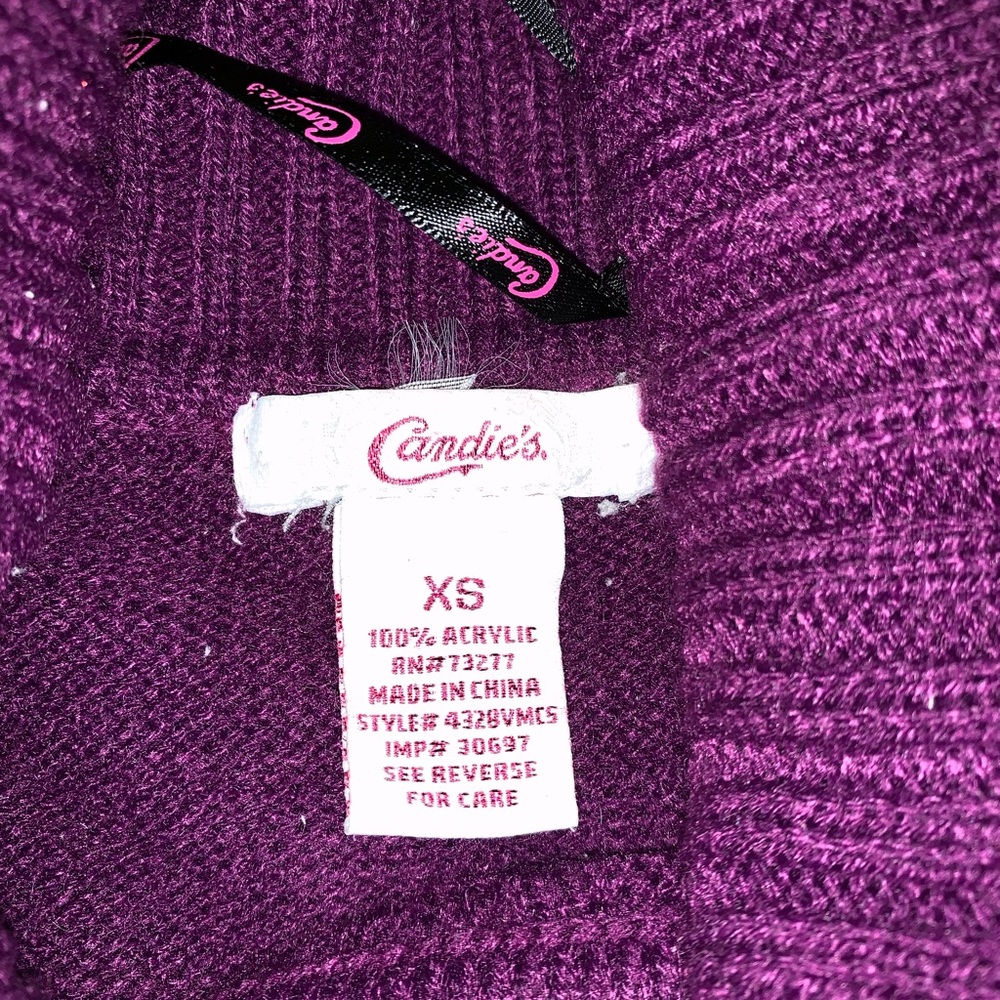 Candies purple sweater